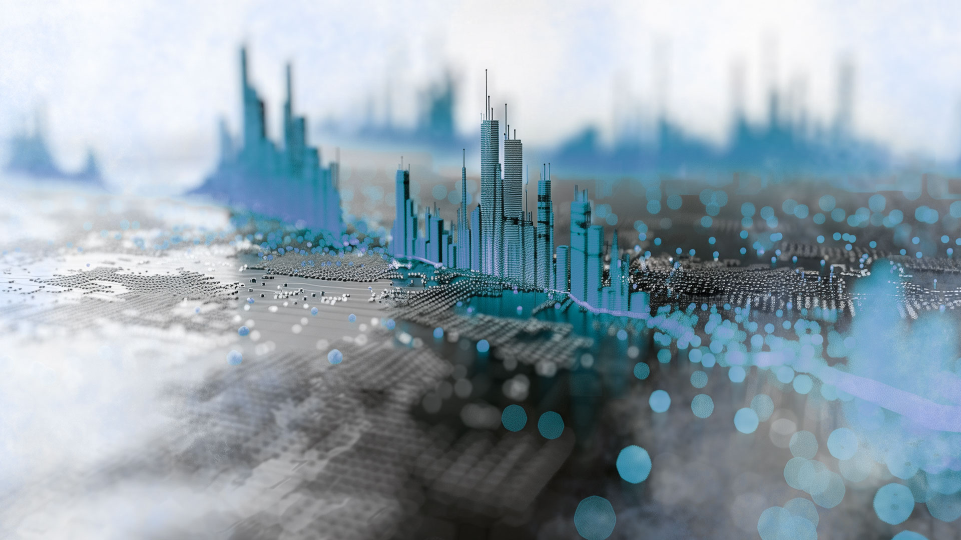 Abstrakte Grafik, Aktienkurse